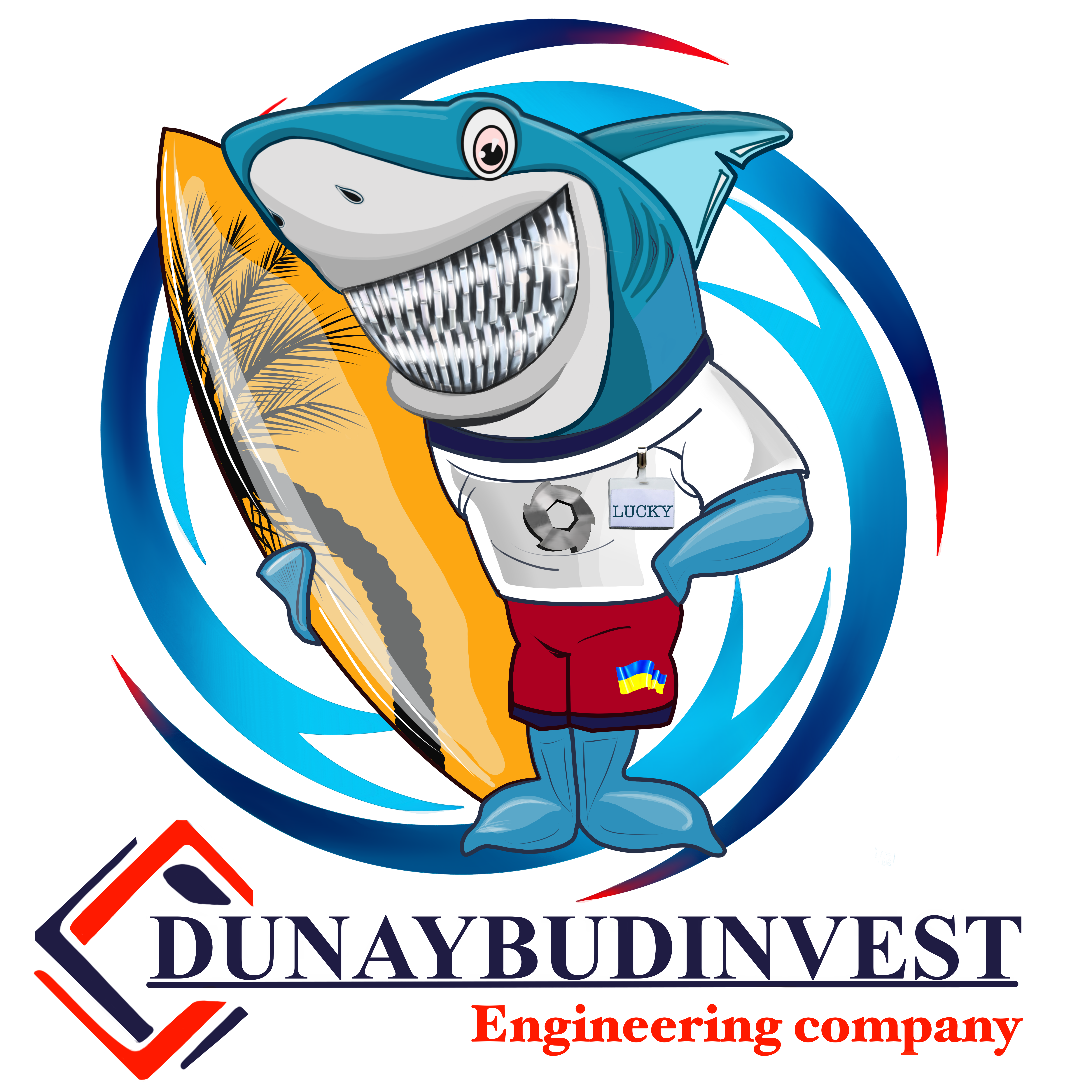 дунайбудинвест акула лаки логотип